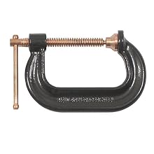 Bessey CDF404 4-Inch Black Oxide Spindle Drop Forged C Clamp
