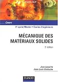 Mécanique des matériaux solides