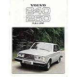 1978 VOLVO 240 260 SERIES Sales Brochure Literature by Volvo