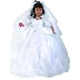 KAREEN 22" Porcelain Black Bride Wedding Doll By Duck House ~Retired