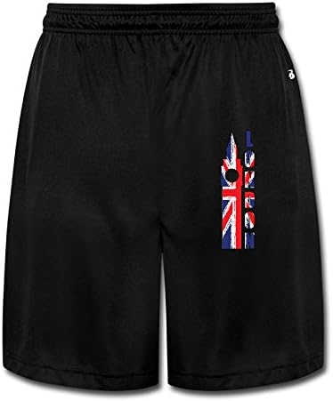 Jogger Pants Uk Big Ben Flag Man's Short Jogger Pants