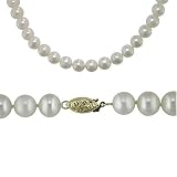 14K Gold 6.5-7mm Freshwater Pearl Necklace - White (24