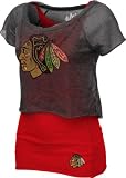 Chicago Blackhawks Women's Double Hit Top - Touch by Alyssa Milano