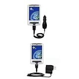 Car and Wall Charger Essential Kit for the HP iPAQ rz1715 / rz 1715 - uses Gomadic TipExchange Technology