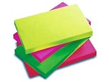 CE brilliant sticky notes, 40x50mm, 50 sheets of assorted vivid colours per pad, PACK of 4