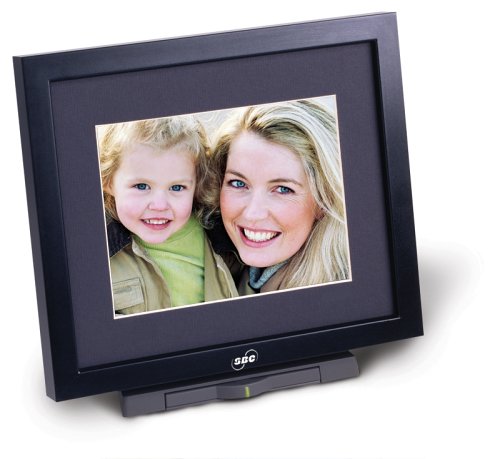 SBC Digital Photo Receiver with Silver Frame powered by the CEIVA Network