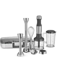 KitchenAid 5-Speed Hand Blender with Interchangeable Bell Blade & Removable Pan Guard Stainless Steel