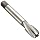 Dormer MTT-X E044 Cobalt Steel Spiral Flute Threading Tap, Coolant Through, Gold Oxide Finish, Round Shank With Square End, Modified Bottoming Chamfer