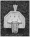 Logo Art Minnesota Golden Gophers Sterling Silver Backboard Pendant