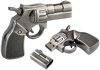 Ebimay ® High Quality 8 GB Metal Gun shape USB Flash drive