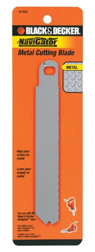 Black and Decker 74-593 Metal Cutting Blade for SC500 Navigator Powered Handsaw/Jigsaw