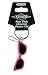 PlastiColor 004051R31 Pink Sunglasses Plastisol Key Chain