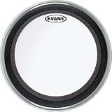 Evans EMAD Coated White Bass Drum Head, 22 Inch
