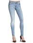 7 For All Mankind Women's Gwenevere Exaggerated Flap Pocket Jean,Bleached Shaia,28