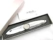 Le Kooto French Designer Sporting retractable knife in gift box Silver