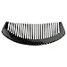 Outop Black Ox Horn Hair Comb, Wide Tooth, Pocket Comb