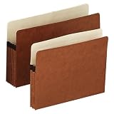 Pendaflex 1516C-OX Standard Red Fiber Recyc. File Pockets, Legal Size, 1-3/4 exp., 25/box