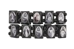 Bracelet with Religious Figure Pictures - IMPORTED FROM ITALY
