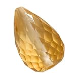 Citrine Gemstone Faceted Teardrop Beads 7-10mm (4)