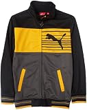 PUMA Boys 8-20 Cat Retro Jacket, Black, Medium