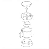 KVK　【KP68A-6/800】　旧MYMMS2370シリーズ操作レバー組タカラスタンダード仕様　旧MYM補修部品＞レバー・ハンドル