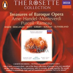 CD-Charts  Music : Treasures of Baroque Opera - Rodelinda/L'Orfeo/Dido & Aeneas etc.