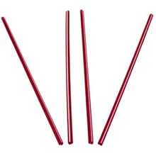 Boardwalk 8PS 7.75" Length, Red Cocktail Straw (12 Packs of 500)