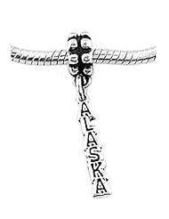 Sterling Silver Alaska Dangle Bead Charm