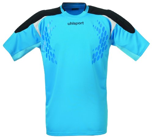 uhlsport Herren Trikot Kurzarm TorwartTECH, cyan, M