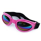Lifeunion New Fashionable Water-Proof Multi-Color Pet Dog Sunglasses Eye Wear Protection Goggles Small (Pink)
