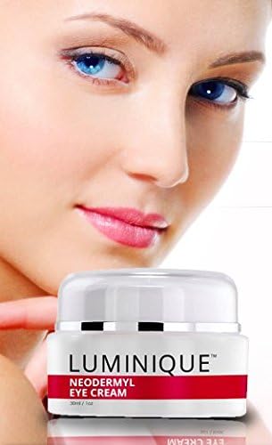 Luminique Anti Wrinkle Neodermyl Eye Cream Contains New & Radical Anti Aging Extract Lavondox + Hyaluronic Acid Used to Fight Puffiness & Wrinkles 30ml/1oz
