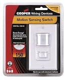 Cooper Wiring 3Way White Motion Sensor K6107W