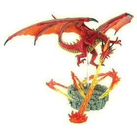 Bitz New Mystical Red Dragon Model
