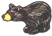 Matty the Black Bear Rug
