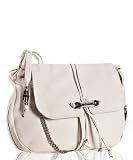 Gucci white pebble leather 'Jungle' large shoulder bag