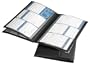 Rolodex 67465 Rolodex 192-Card Capacity Vinyl Business Card Book, 32 Pgs, 11-3/4 x 7-1/4, BK