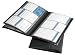 Rolodex 67465 Rolodex 192-Card Capacity Vinyl Business Card Book, 32 Pgs, 11-3/4 x 7-1/4, BK