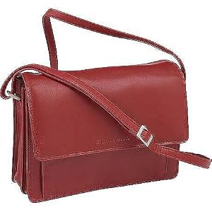 Buy Derek Alexander Leather Alternatives East West Flap Organizer by Derek Alexander Leather