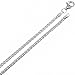 2mm .925 Sterling Silver Wheat Link Basket Rope Chain Necklace