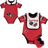 Infant Atlanta Falcons Bib, Creeper, & Bootie Set - 18 M