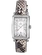 Gevril Women's 7249NT.12 White Mother-of-Pearl Genuine Snake Skin Strap Watch by Gevril