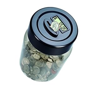 .com: Digital Coin Counting Money Jar Game,