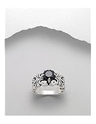 CZ Ring In 92.5 Sterling Silver
