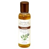 Aura Cacia Organics Skin Care Oil, Sesame, 4-Ounces  (Pack of 3)