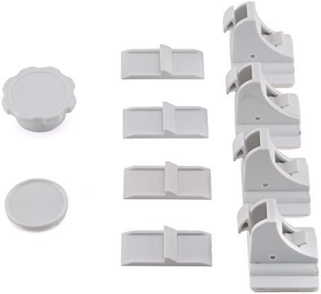 KonpexTM High Quality Magnetic Child Safety Lock Set for Drawers &amp; Cabinets - Safe &amp; Reliable Baby Proof Locking System - NO Screws, Drilling or Tools Required - Baby Proofing Made Easy