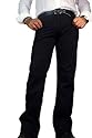 Alberto Soft Satin Stretch Hose Modell "Stone" schwarz