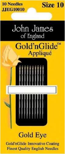 Easy Glide Applique Needles- size 10