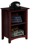 Hawthorne Open Anywhere Table/telephone Stand, OPEN, DARK CHERRY