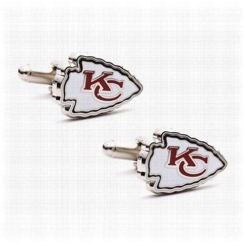 Kansas City Chiefs Cufflinks - One Size