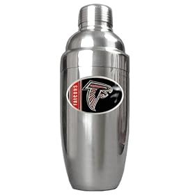Click here to buy Atlanta Falcons NFL Stainless Steel Cocktail Shaker by Great American Products.